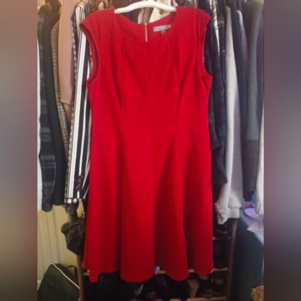 Danny and Nicole, size us 8/m, red dress